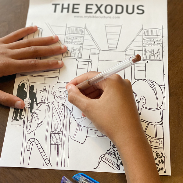 The Exodus Coloring Page