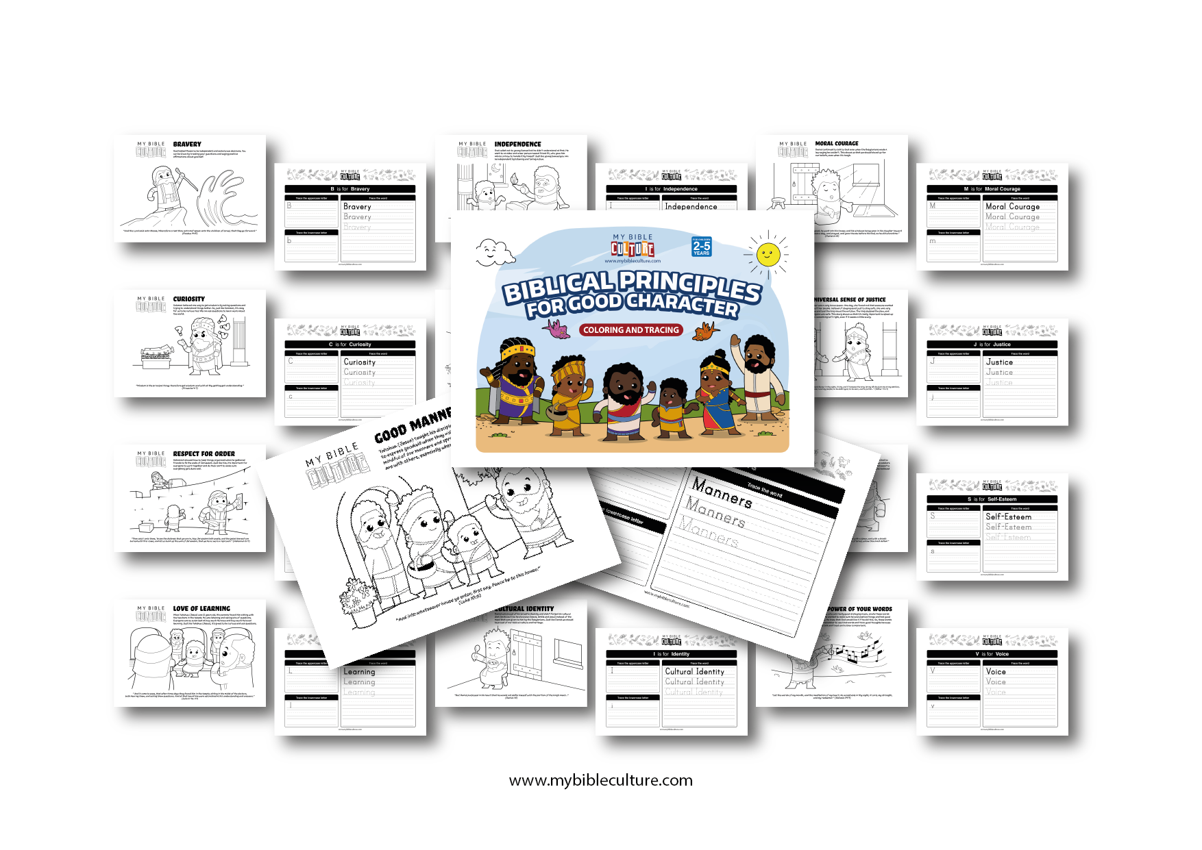 Biblical Principles For Good Character Activity Book (2-5)