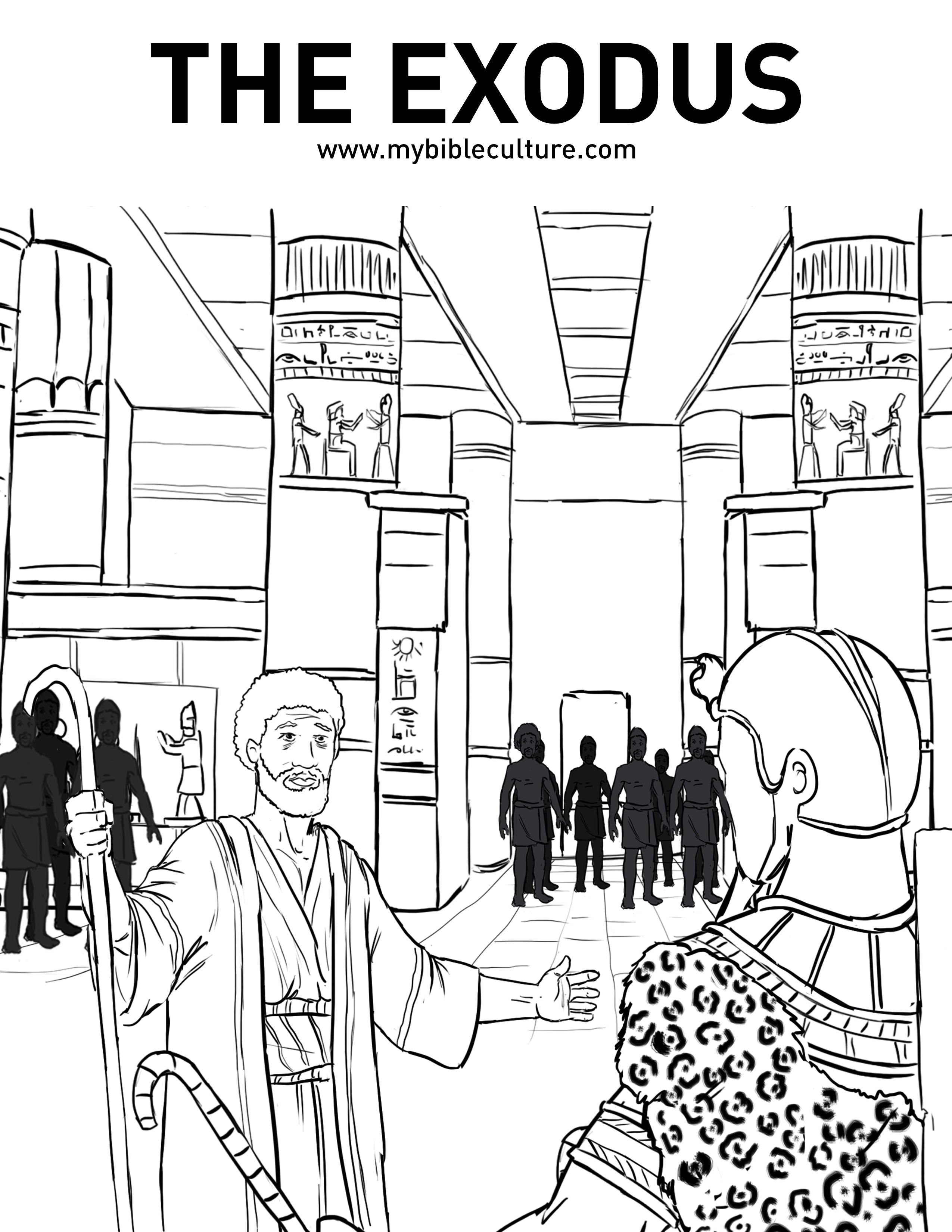 The Exodus Coloring Page
